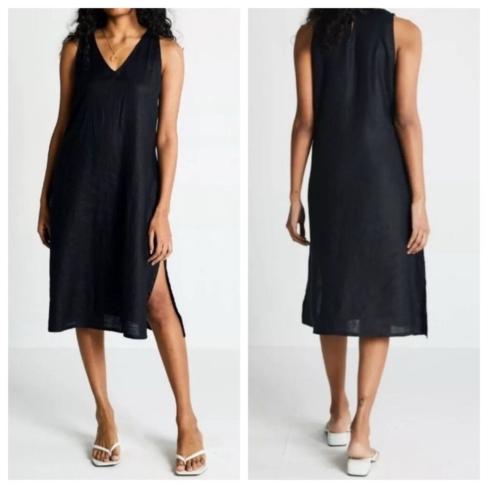 Reistor Reading Tea Leaves The Hemp Noir Dress - Black - Plus Size 2X